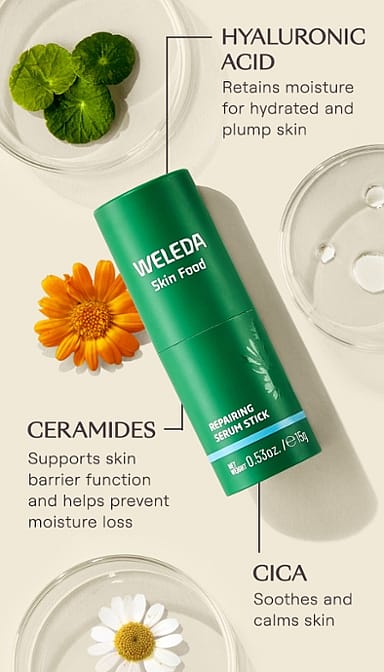 haut lebensmittel die reparatur serum stick - weleda